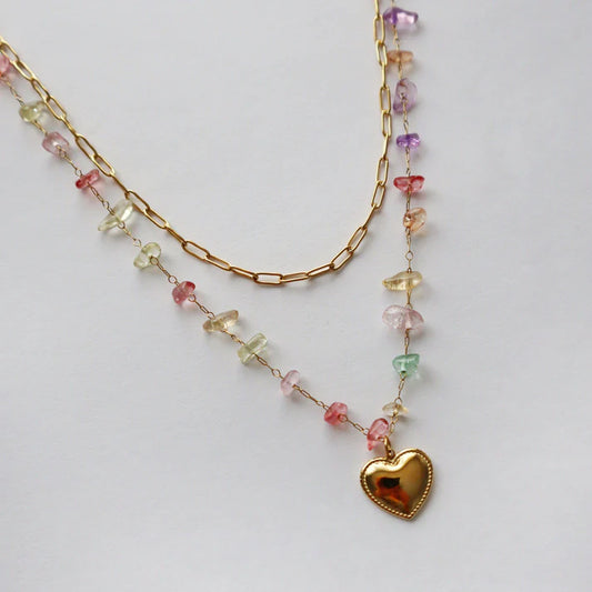 Céleste Heart Necklace