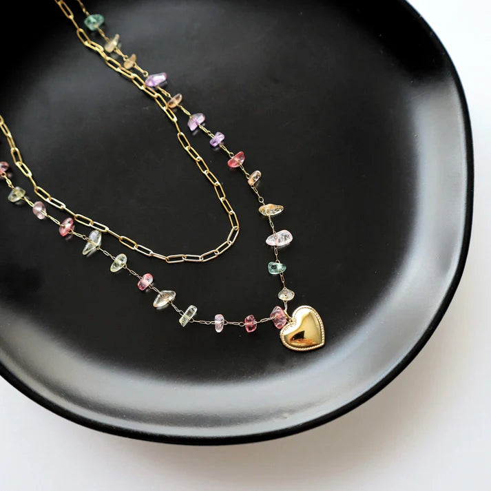 Céleste Heart Necklace