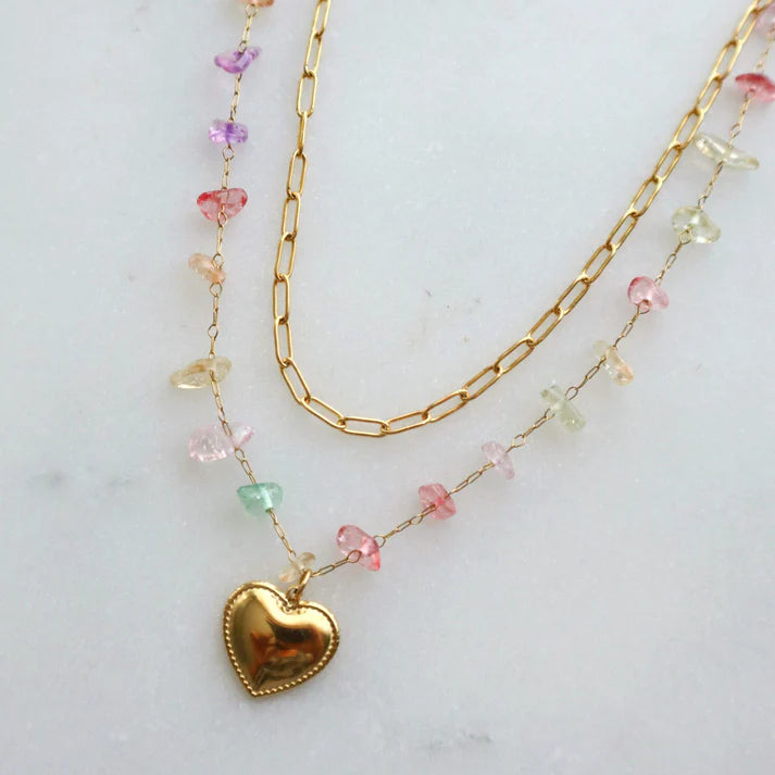 Céleste Heart Necklace