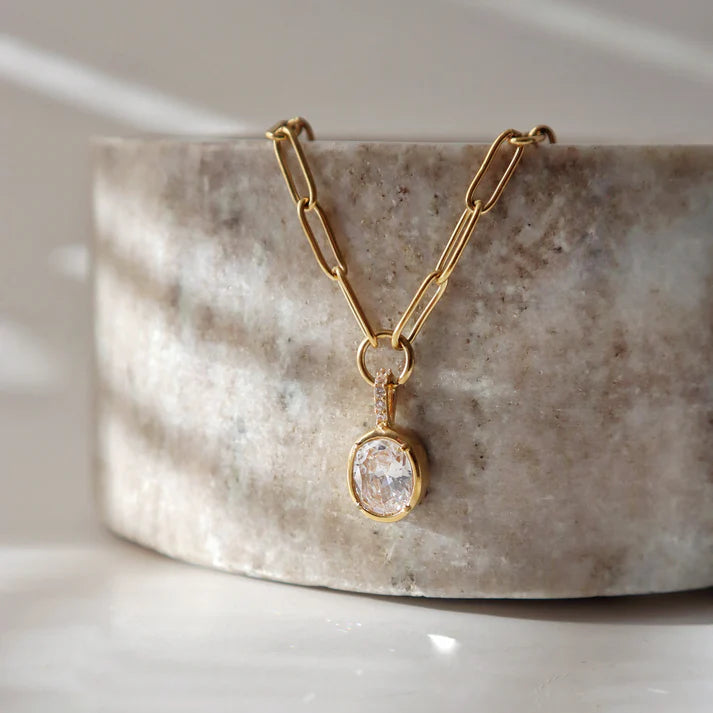 Zyra Zircon Necklace