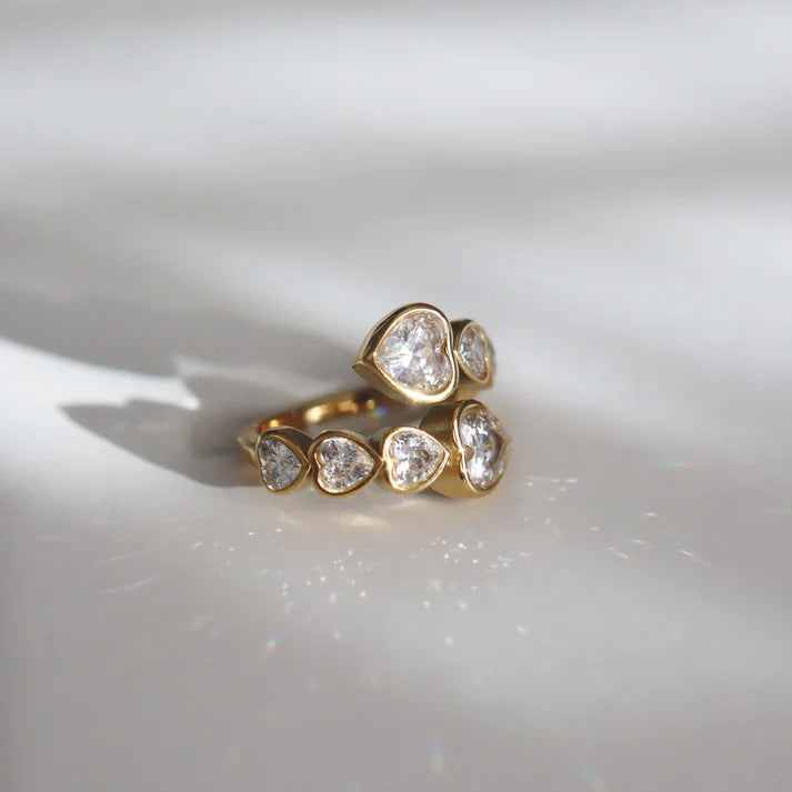 Amélie Heart Stone Ring