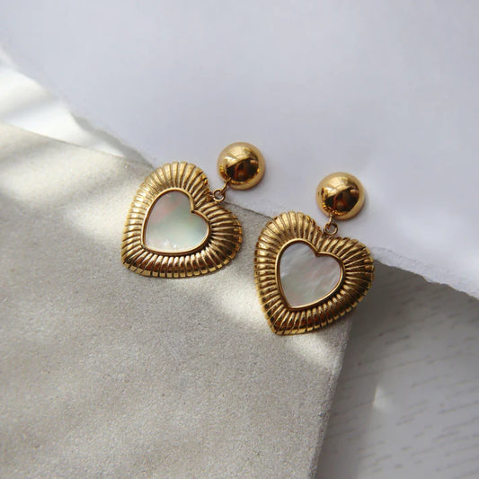 Amour Mother of Pearl Earrings